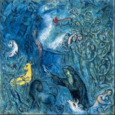 Marc Chagall, L&#039;Arca di Noé (1961-1966).  Tutte le specie tendono ad aggregarsi e organizzarsi - Il potere dipende dall&#039;organizzazione.